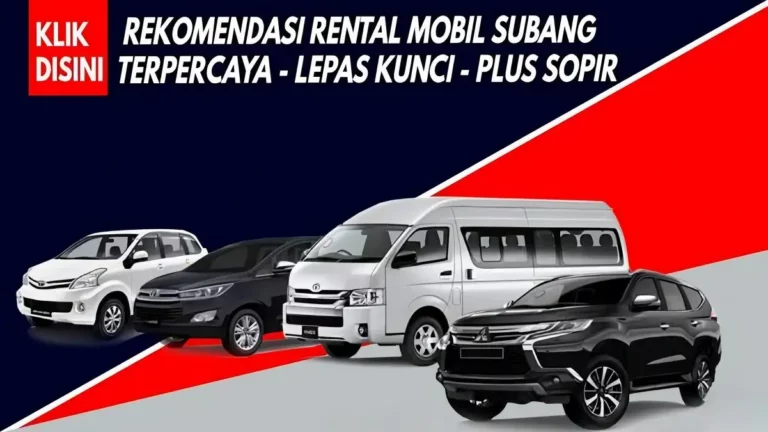 Rental Mobil Subang Harga 300K, No4 Sewa Lepas Kunci